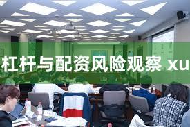 杠杆与配资风险观察 xu