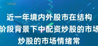 近一年境内外股市在结构性行情阶段背景下中配资炒股的市场情绪常